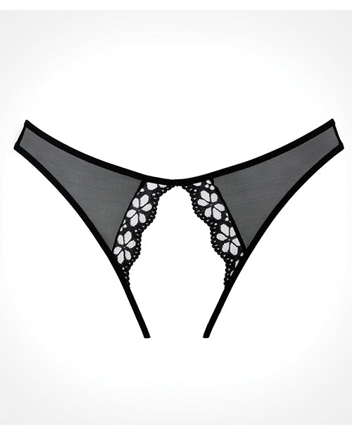 Adore Mirabelle Plum Panty Black O-s All Undergarments - Tophatter Daily Deals