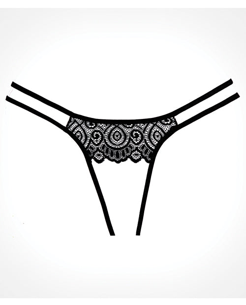 Adore Lovestruck Panty Black O-s All Undergarments - Tophatter Daily Deals