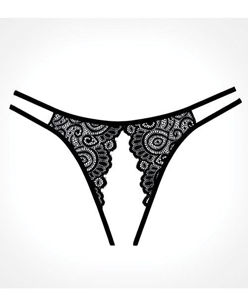 Adore Lovestruck Panty Black O-s All Undergarments - Tophatter Daily Deals