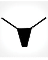 Adore Between The Cheats Wetlook Panty Black O-s All Undergarments - Tophatter Daily Deals
