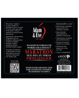 Adam & Eve Marathon Sex Delay Spray Maximum Strength - 2oz Sexual Enhancers - Tophatter Daily Deals
