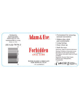 Adam & Eve Forbidden Water Based Anal Lube - 1 Oz Lubes - Tophatter Daily Deals