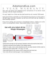 Adam & Eve Turbo Stroker Wand Attachment Magic Wands - Tophatter Daily Deals
