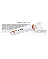 Adam & Eve Rechargeable Magic Massager - Rose Gold Magic Wands - Tophatter Daily Deals