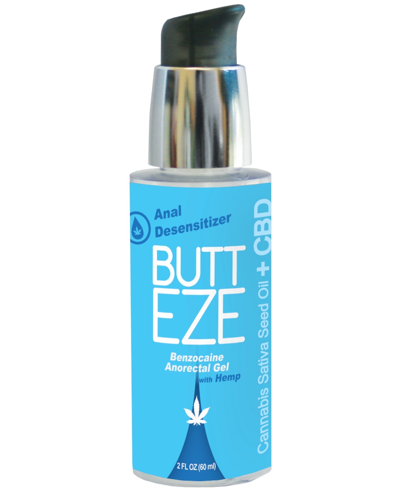 Butt Eze Anal Desensitizing Lubricant W-hemp Seed Oil - 2 Oz Default Title Miscellaneous - Tophatter Daily Deals