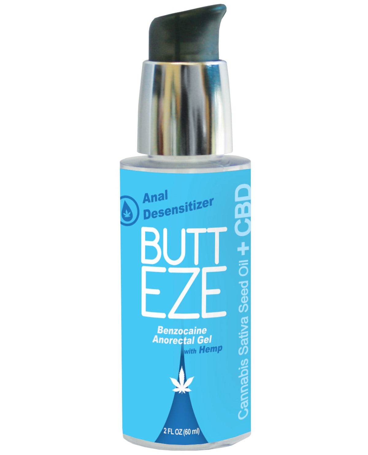Butt Eze Anal Desensitizing Lubricant W-hemp Seed Oil - 2 Oz Default Title Miscellaneous - Tophatter Daily Deals