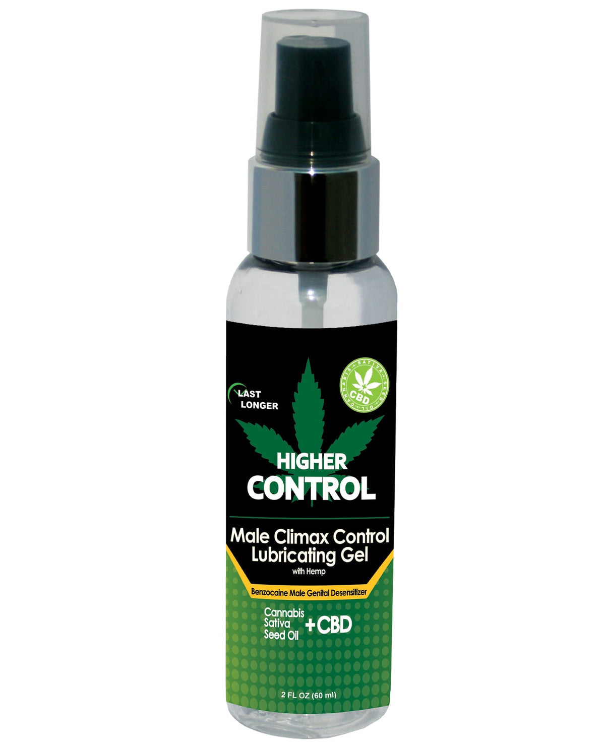 High Control Climax Control Gel For Men W-hemp Seed Oil - 2 Oz Default Title Sexual Enhancers - Tophatter Daily Deals