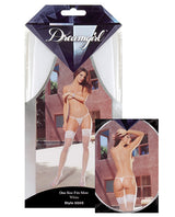 Stay Up Thigh Highs W-lace Top White O-s Undergarments - Tophatter Daily Deals