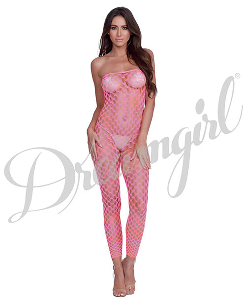 Simply Sexy Convertible Diamond Pattern Open Crotch Bodystocking - Doubles As Crop Top- Rnbw- Os Default Title All Undergarments - Tophatter Daily Deals