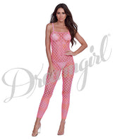 Simply Sexy Convertible Diamond Pattern Open Crotch Bodystocking - Doubles As Crop Top- Rnbw- Os All Undergarments - Tophatter Daily Deals