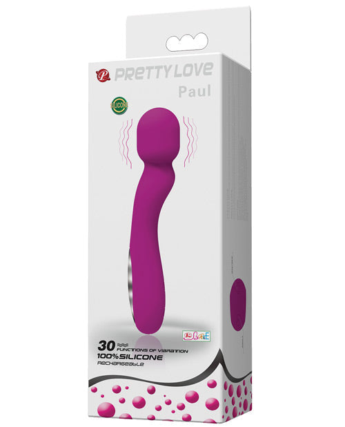 Pretty Love Paul Usb Rechargeable Wand - Fuchsia Default Title Magic Wands - Tophatter Daily Deals