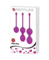 Pretty Love Three-in-one Kegel Set - Fuchsia Default Title Sexual Enhancers - Tophatter Daily Deals