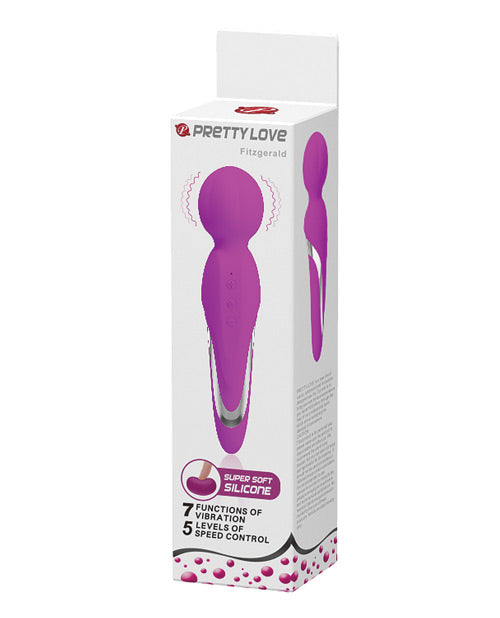 Pretty Love Fitzgerald Liquid Silicone Wand - Fuchsia Default Title Magic Wands - Tophatter Daily Deals