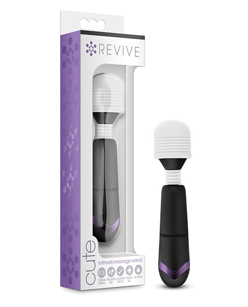 Blush Revive Cute Massage Wand - Black Default Title Magic Wands - Tophatter Daily Deals