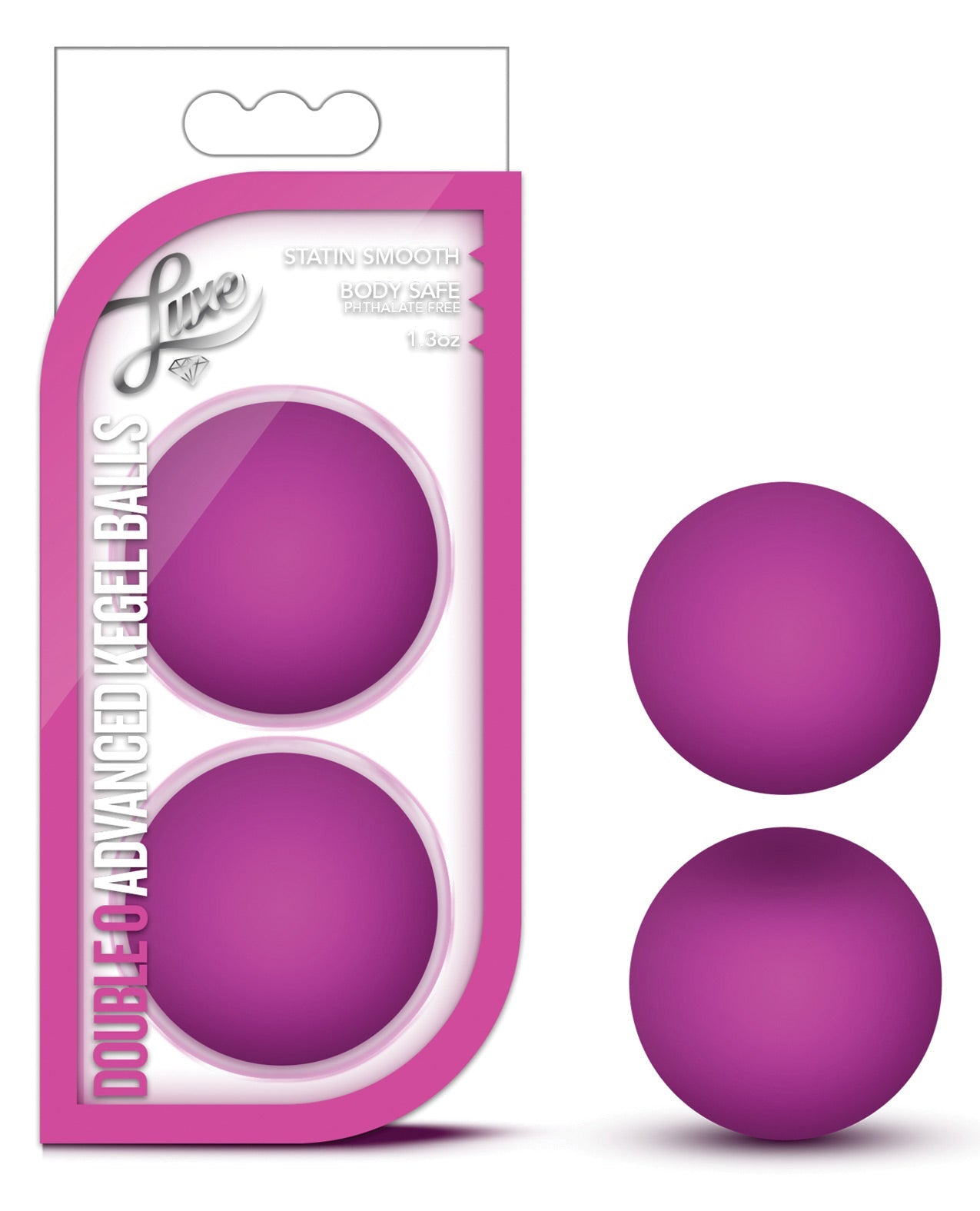 Blush Luxe Double O Advanced Kegel Balls - Pink Default Title Sexual Enhancers - Tophatter Daily Deals