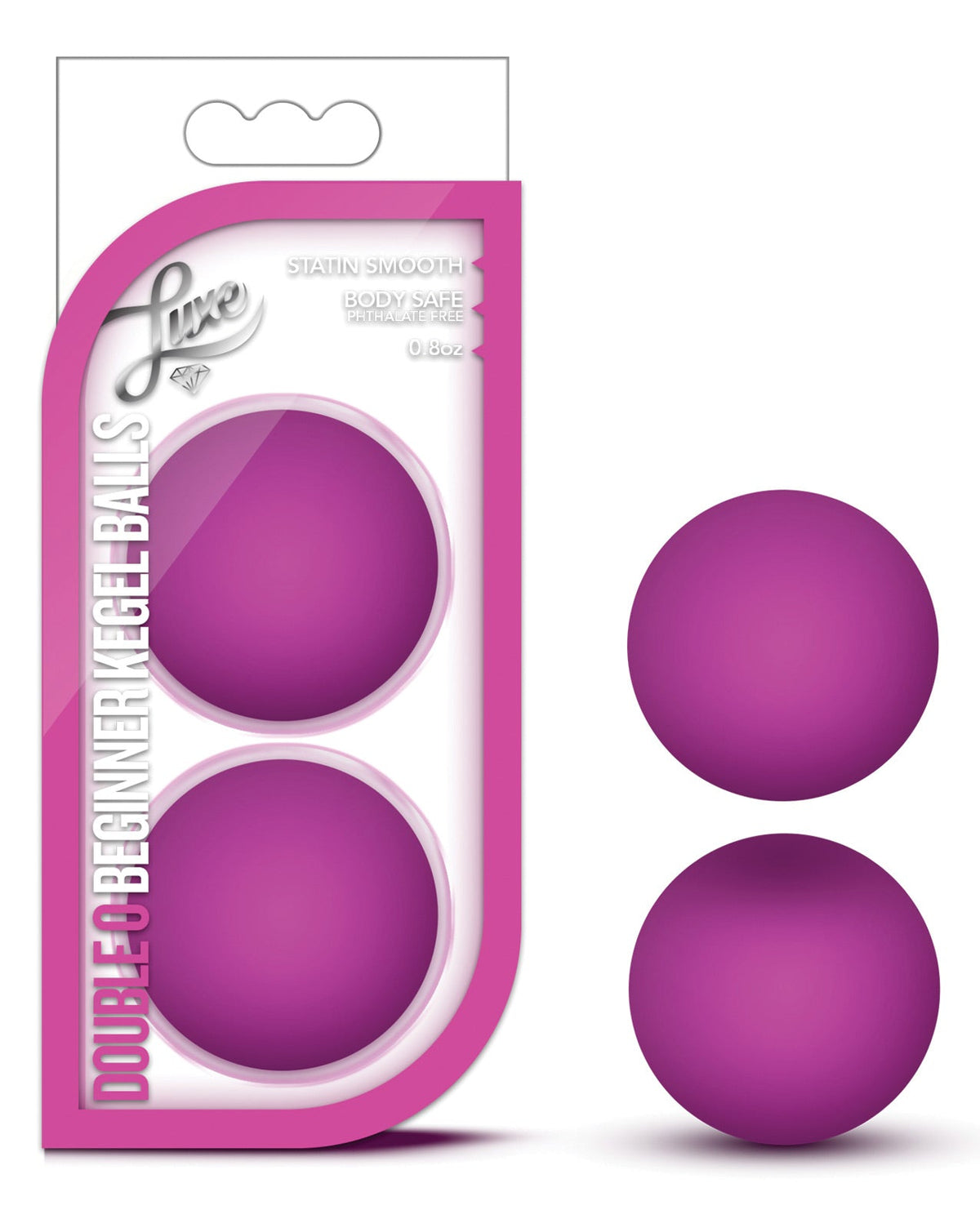 Blush Luxe Double O Beginner Kegel Balls - Pink Default Title Sexual Enhancers - Tophatter Daily Deals
