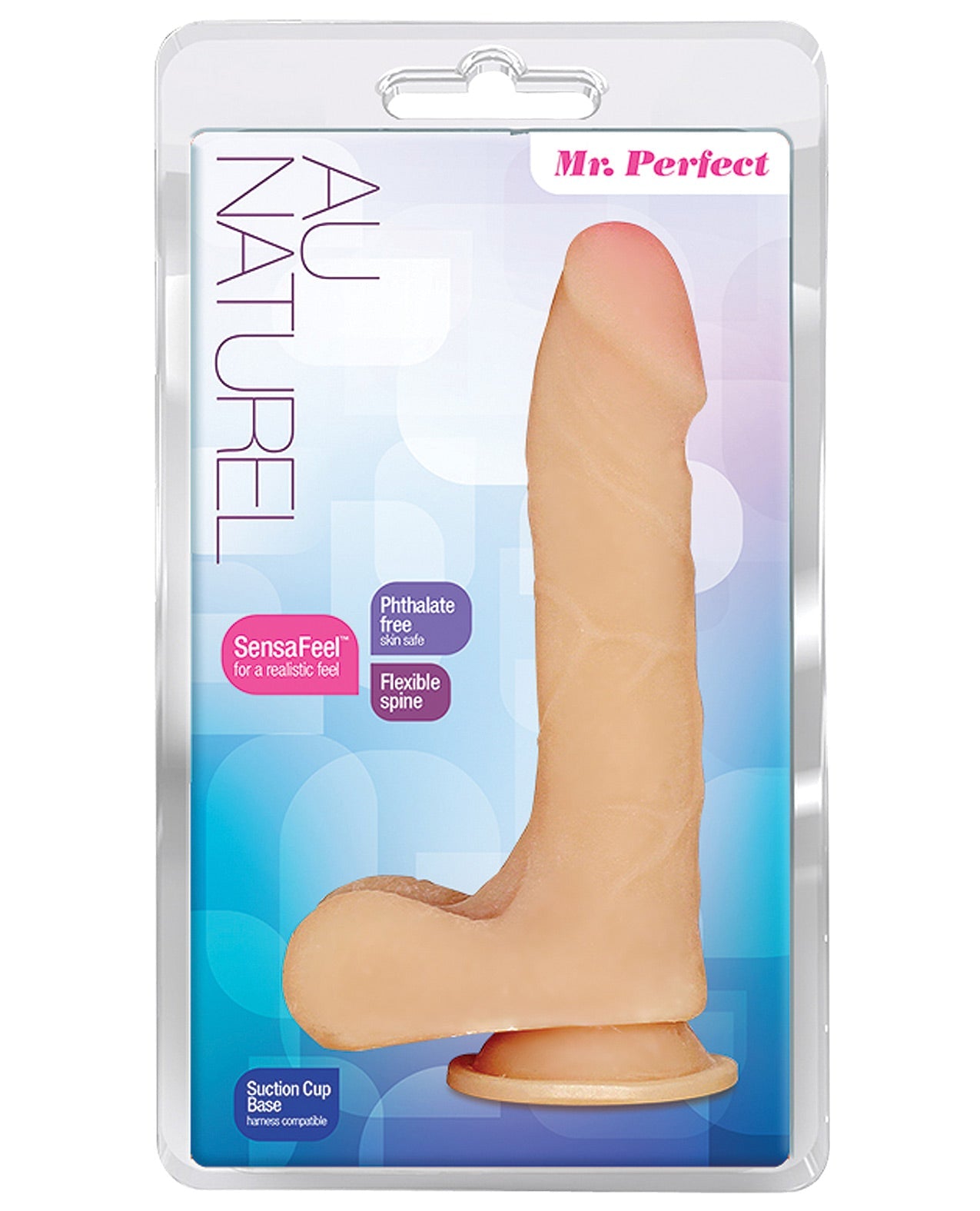 Blush Au Naturel Mister Perfect W-suction Cup Default Title Miscellaneous - Tophatter Daily Deals