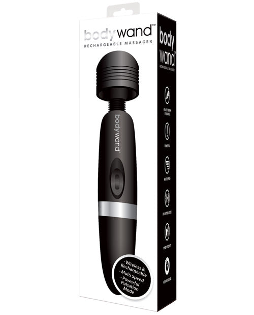 Xgen Rechargeable Bodywand - Black Default Title Magic Wands - Tophatter Daily Deals