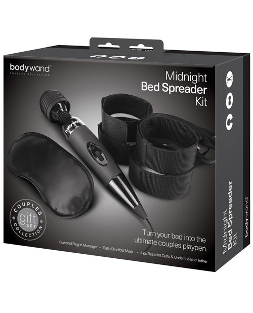 Bodywand Midnight Massage Bedroom Play Kit - 3 Pc Black Default Title Massage Oils, Lotions, Creams And Gels - Tophatter Daily Deals