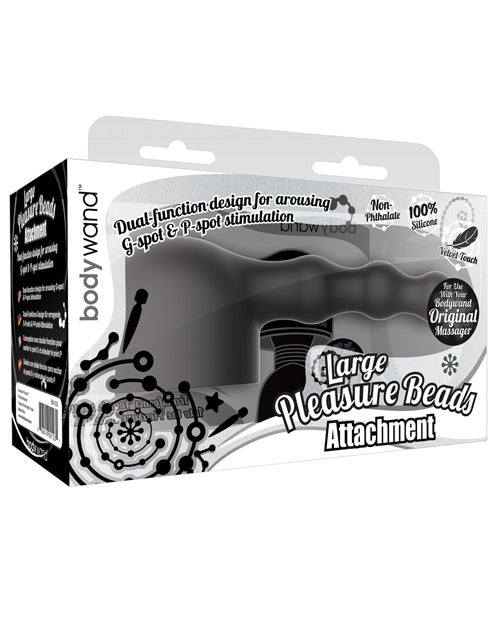Xgen Body Wand Pleasure Beads Attachment - Large Black Default Title Magic Wands - Tophatter Daily Deals