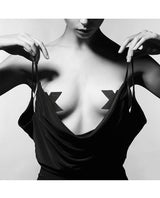 Bijoux Indiscrets Flash Cross Pasties - Black Undergarments - Tophatter Daily Deals