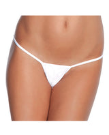 Low Rise Lycra G-string White O-s Default Title Undergarments - Tophatter Daily Deals