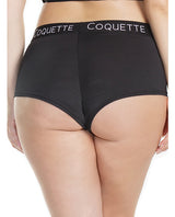 Low Rise Booty Short Black Xl All Undergarments - Tophatter Daily Deals