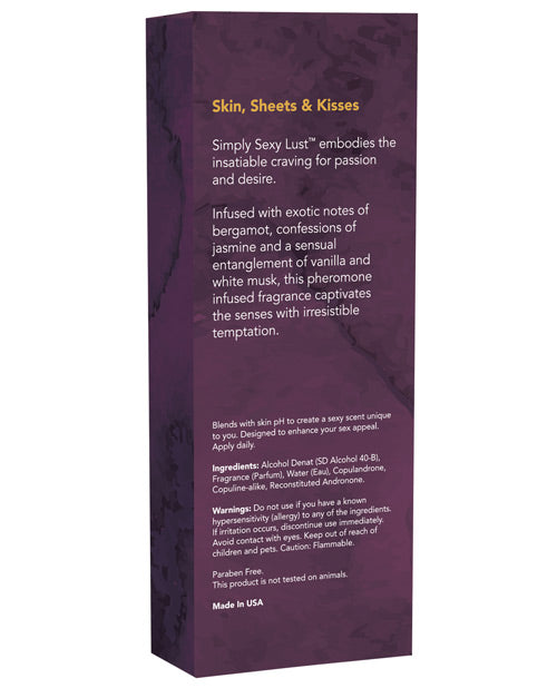 Simply Sexy Lust Pheromone Infused Perfume - 10 Ml Bath & Body - Tophatter Daily Deals
