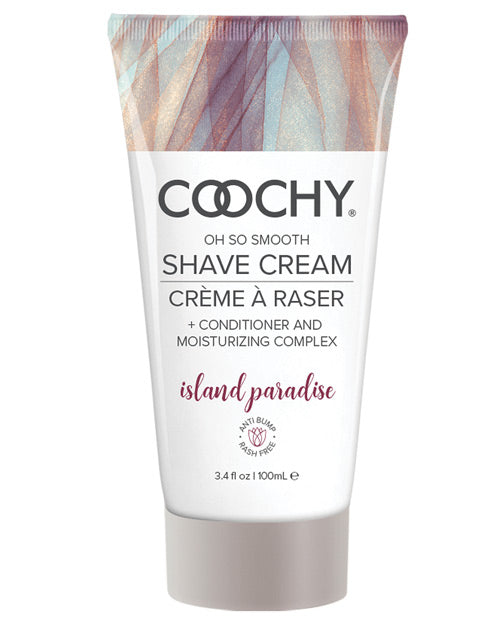 Coochy Shave Cream - 3.4 Oz Island Paradise Default Title Bath & Body - Tophatter Daily Deals