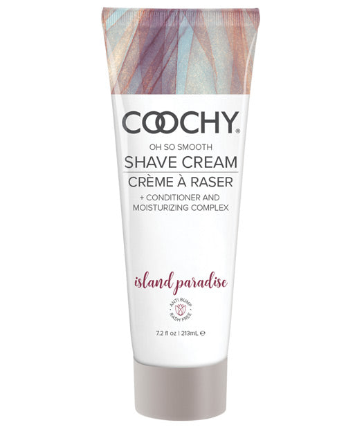 Coochy Shave Cream - 7.2 Oz Island Paradise Default Title Bath & Body - Tophatter Daily Deals