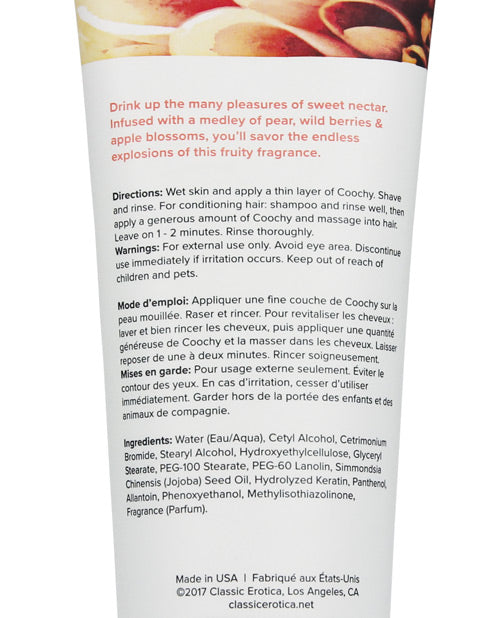 Coochy Shave Cream - 3.4 Oz Sweet Nectar Bath & Body - Tophatter Daily Deals