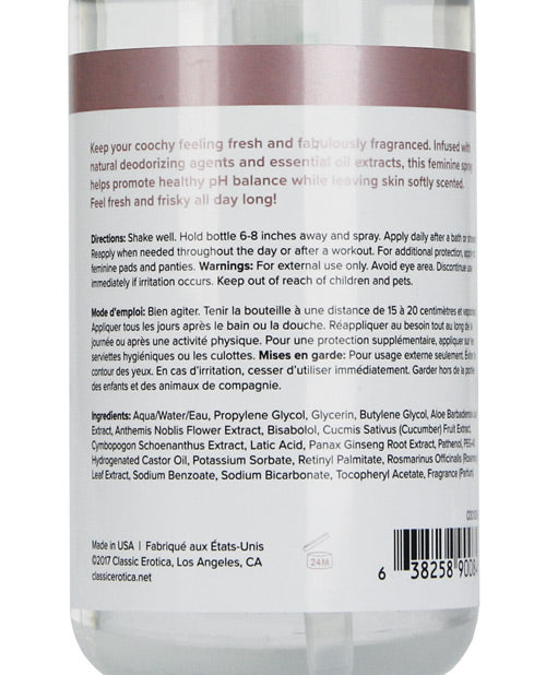 Coochy Intimate Feminine Spray - 4 Oz Peony Prowess Bath & Body - Tophatter Daily Deals