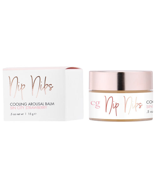Cgc Nip Nibs Cooling Arousal Balm - .5 Oz Sin City Strawberry Default Title Body Fun - Tophatter Daily Deals