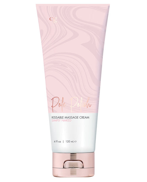 Cgc Pole Polish Kissable Massage Cream - 4 Oz Simply Naked Default Title Massage Oils, Lotions, Creams And Gels - Tophatter Daily Deals