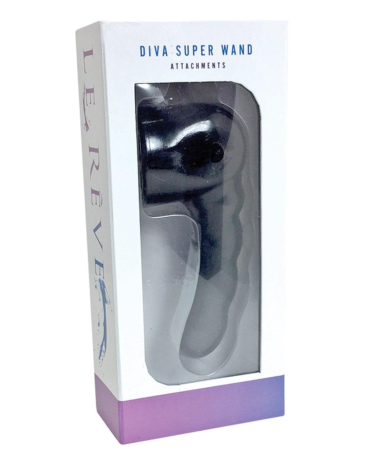 Le Reve Diva Super Wand Attachment - Black Default Title Magic Wands - Tophatter Daily Deals