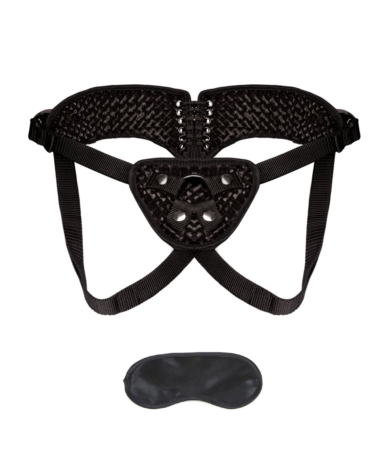 Lux Fetish Diamond Velvet Strap-on Corset Harnesses - Tophatter Daily Deals