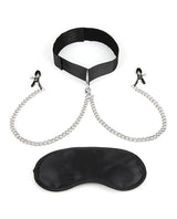 Lux Fetish Collar & Nipple Clamps Nipple Clamps - Tophatter Daily Deals