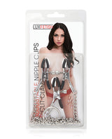 Lux Fetish Adjustable Nipple Clips & Clit Clamp Nipple Clamps - Tophatter Daily Deals