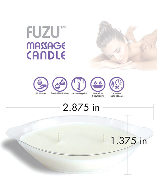 Fuzu Massage Candle - 4 Oz Lavender Mist Setting The Mood - Tophatter Daily Deals