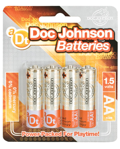 Doc Johnson Batteries - Aa 4 Pack Default Title Batteries - Tophatter Daily Deals