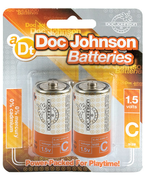 Doc Johnson Batteries - C 2 Pack Default Title Batteries - Tophatter Daily Deals