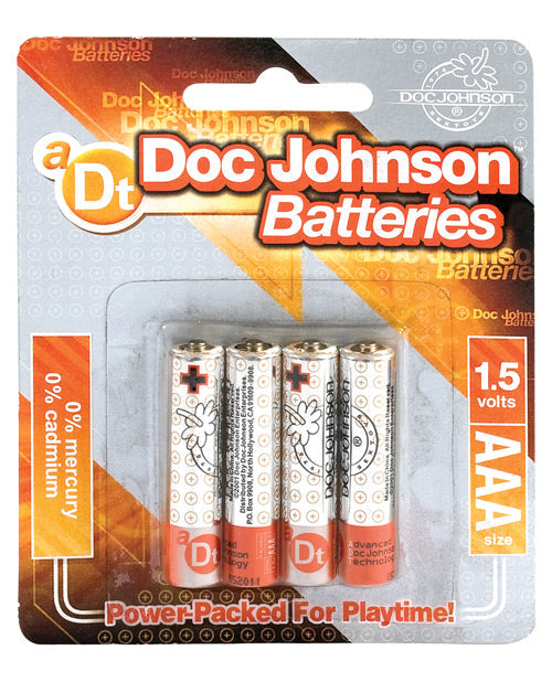Doc Johnson Batteries - Aaa 4 Pack Default Title Batteries - Tophatter Daily Deals