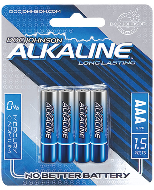 Doc Johnson Alkaline Batteries - Aaa 4 Pack Default Title Batteries - Tophatter Daily Deals