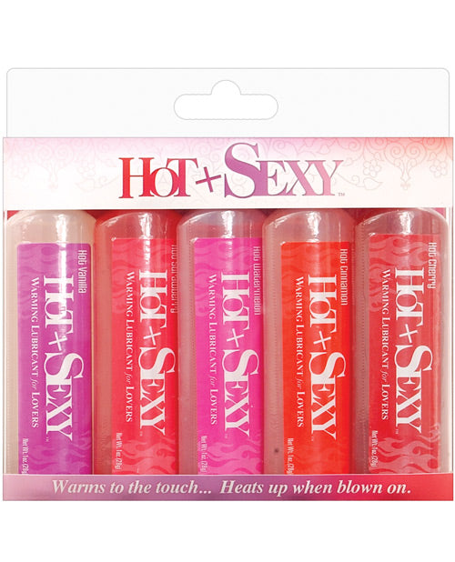 Hot & Sexy Warming Lubricant - 1 Oz Bottle Asst. Flavors Pack Of 5 Default Title Massage Oils, Lotions, Creams And Gels - Tophatter Daily Deals