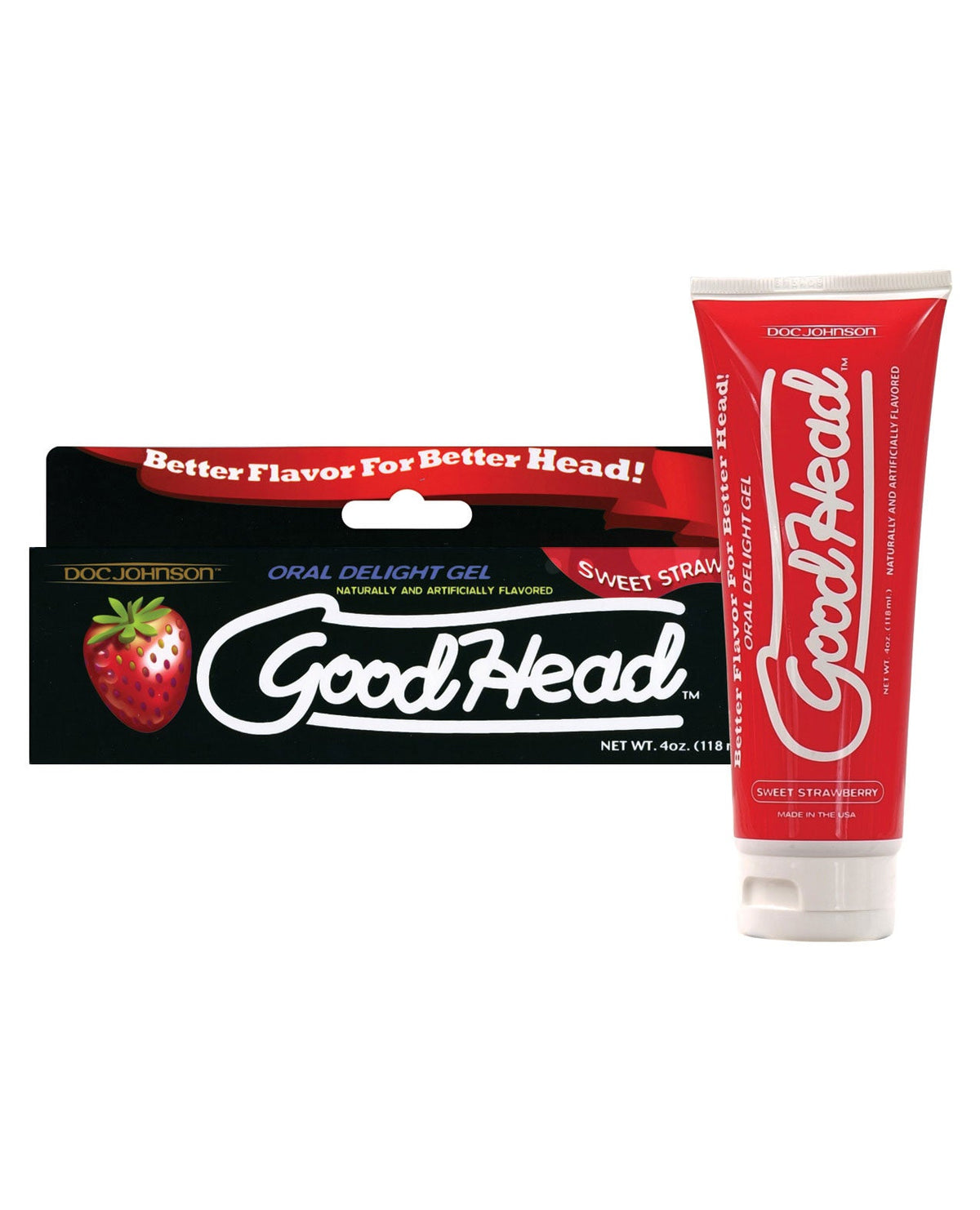 Good Head Oral Gel - 4 Oz Sweet Strawberry Default Title Sexual Enhancers - Tophatter Daily Deals