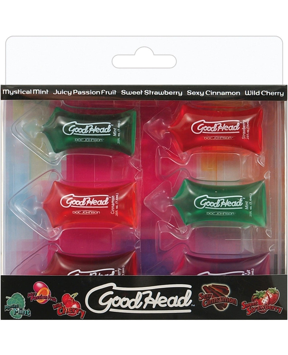Good Head - .25 Oz. Pillow Asst. Flavors Pack Of 6 Default Title Sexual Enhancers - Tophatter Daily Deals