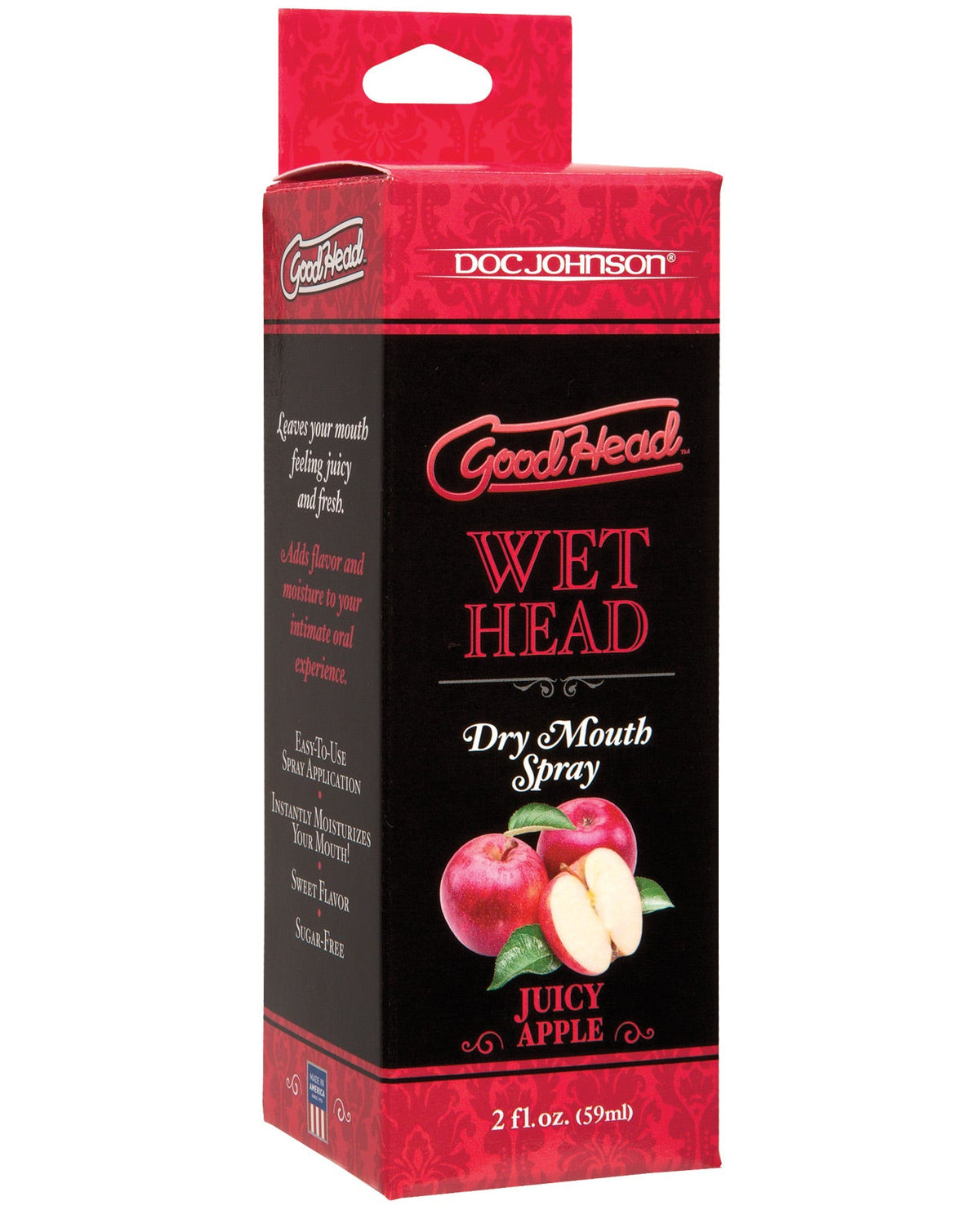 Goodhead Wet Head - 2 Oz Spray Bottle Red Apple Default Title Sexual Enhancers - Tophatter Daily Deals