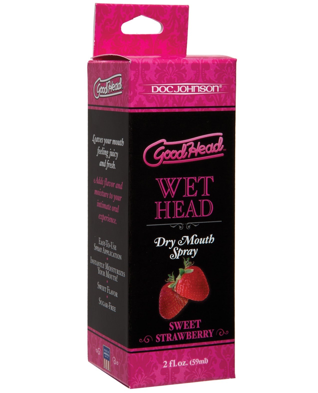 Goodhead Wet Head - 2 Oz Spray Bottle Strawberry Default Title Sexual Enhancers - Tophatter Daily Deals