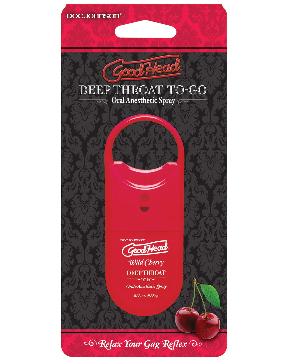 Goodhead Deep Throat Spray To Go - Cherry Default Title Sexual Enhancers - Tophatter Daily Deals