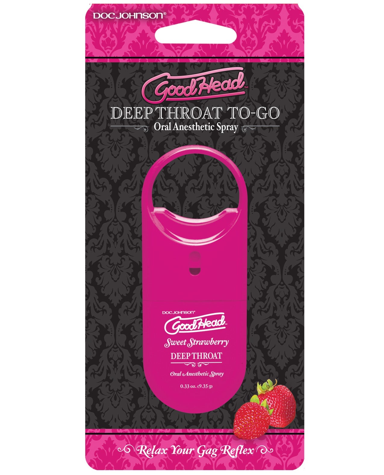 Goodhead Deep Throat Spray To Go - Strawberry Default Title Sexual Enhancers - Tophatter Daily Deals